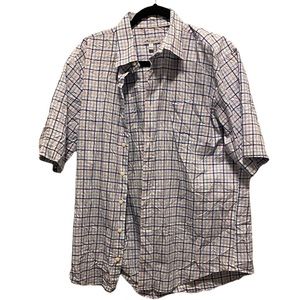 Peter Millar short sleeve button down. Size Large